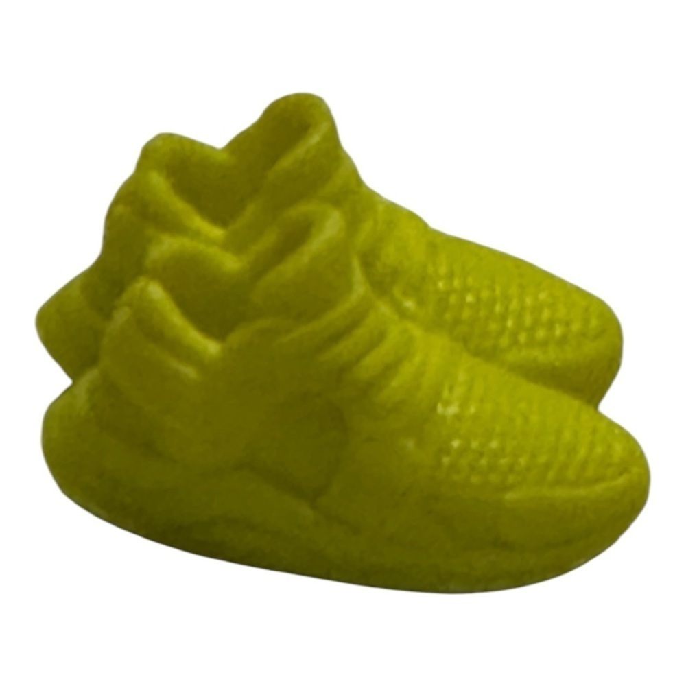 Barbie Fashionistas NeonYellow Sneakers Shoe Fit Flat Feet